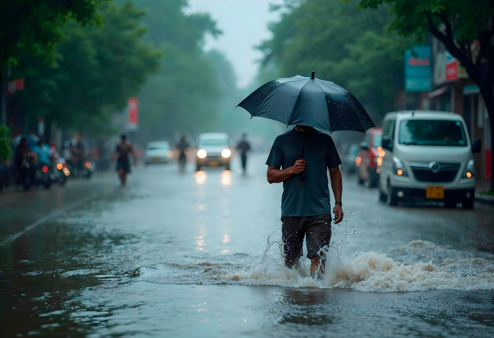 सीकर जिले में झमाझम बारिश, आसपास के क्षेत्रों में राहत